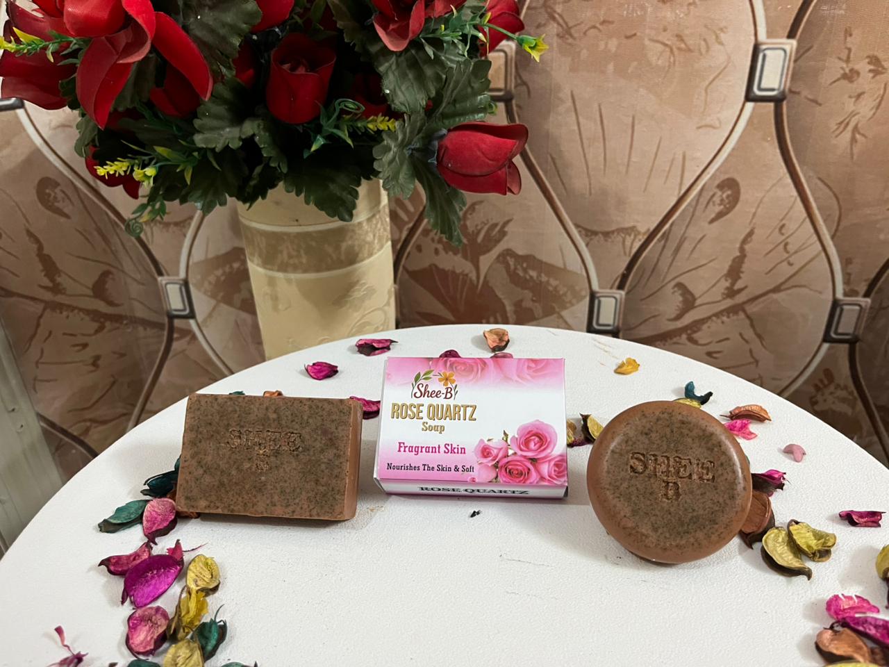 Rose Quartz Herbal Soap - Image 2