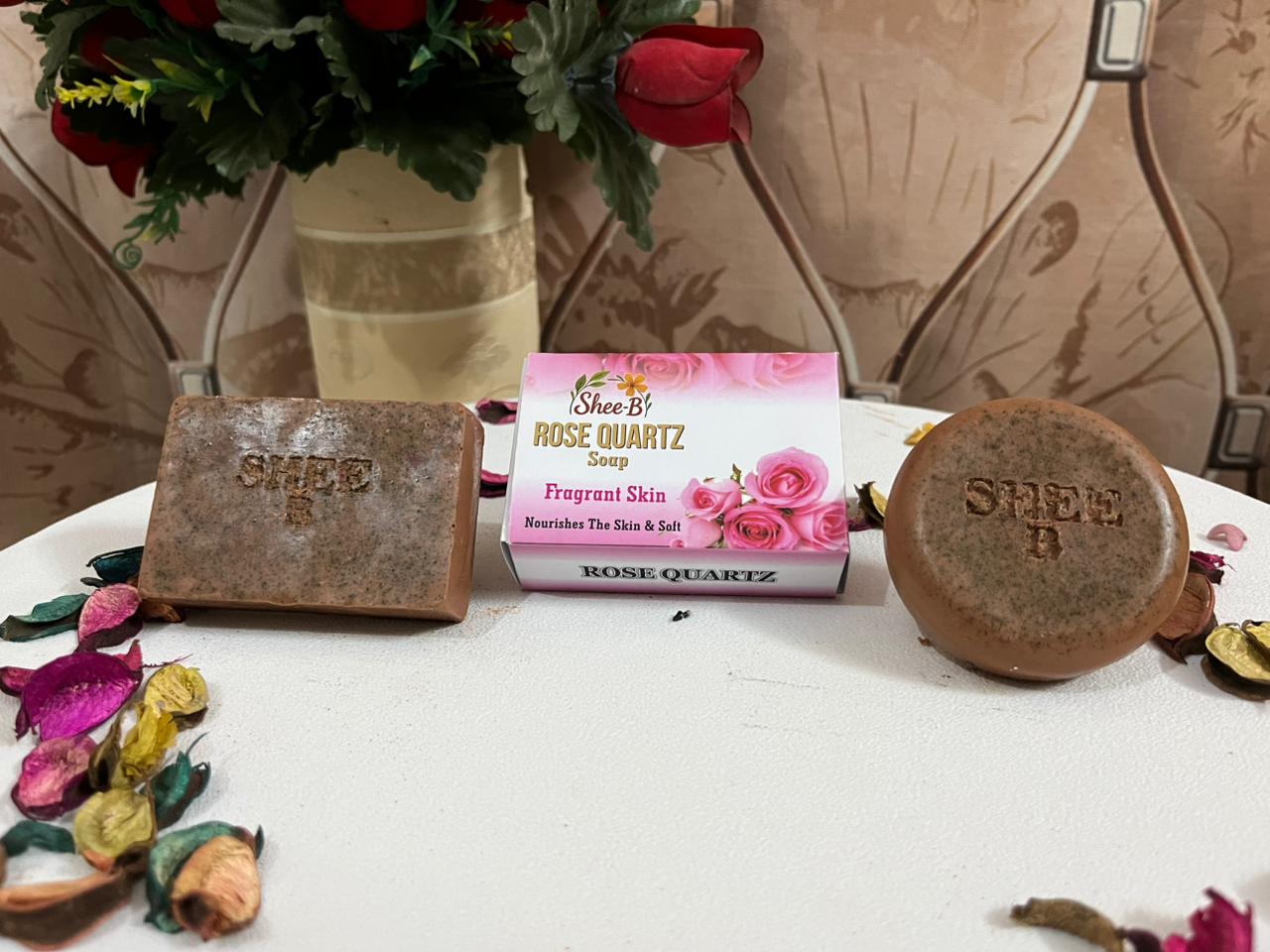 Rose Quartz Herbal Soap - Image 4