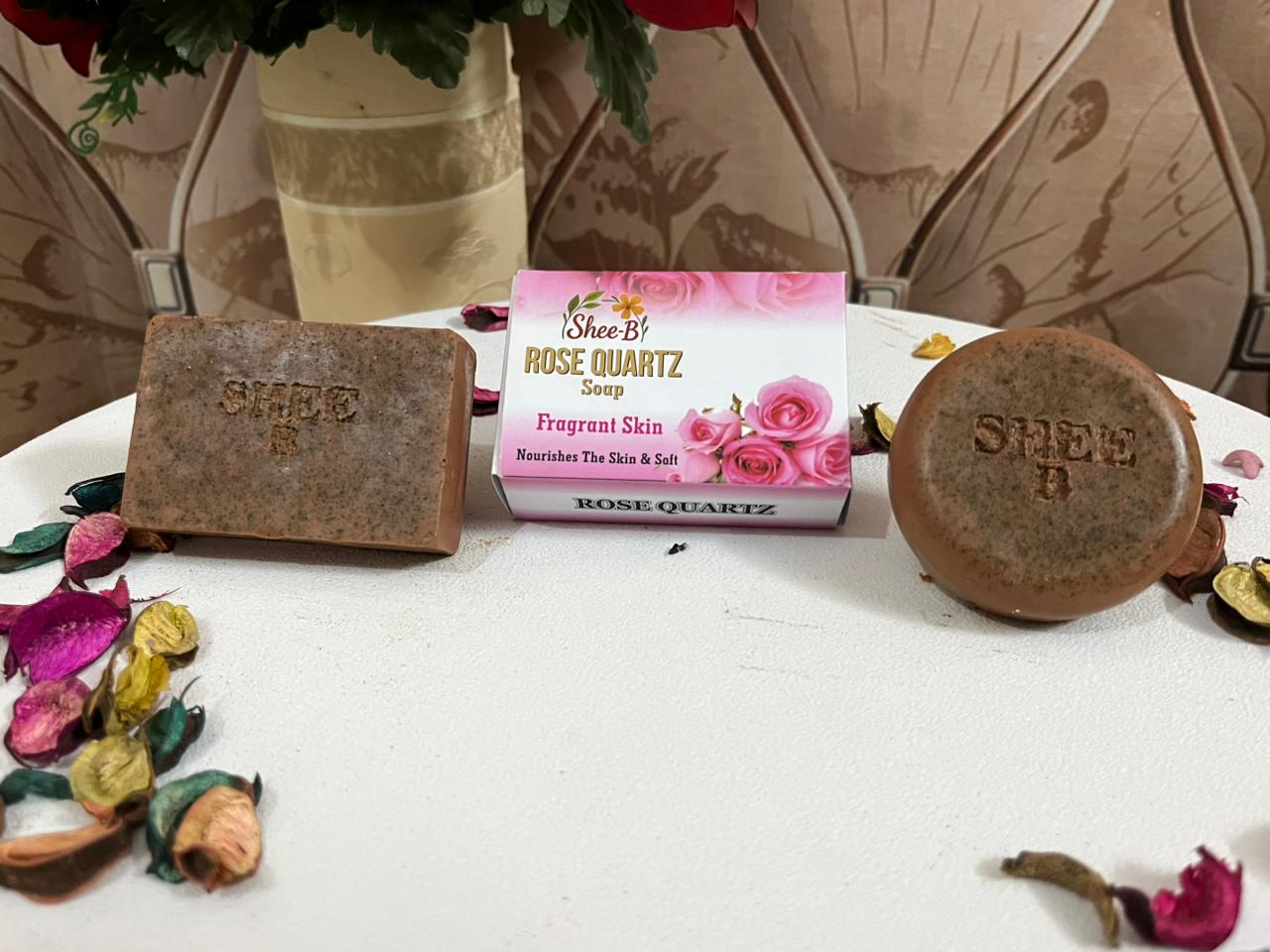 Rose Quartz Herbal Soap - Image 5