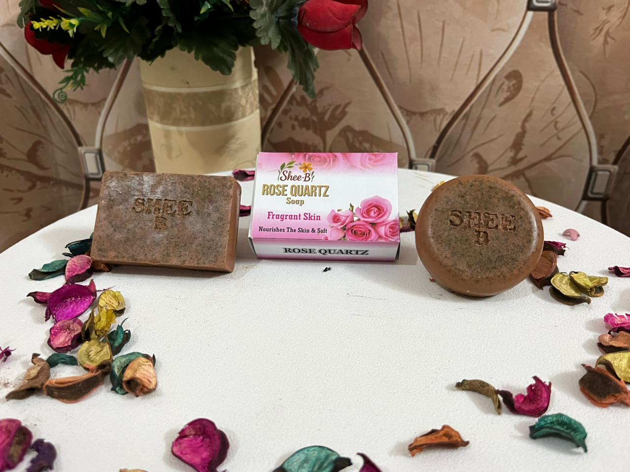 Rose Quartz Herbal Soap - Image 6