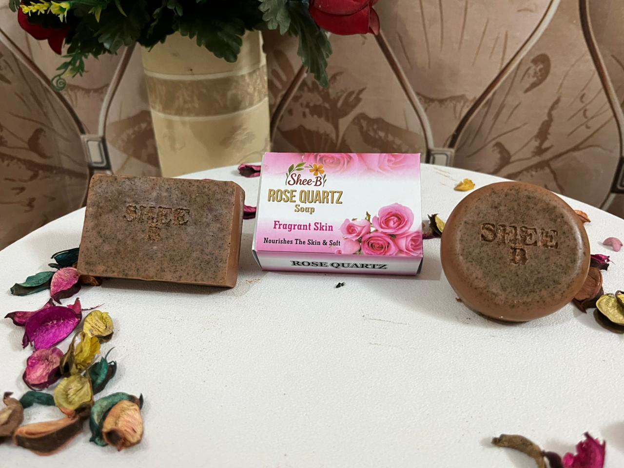 Rose Quartz Herbal Soap - Image 7