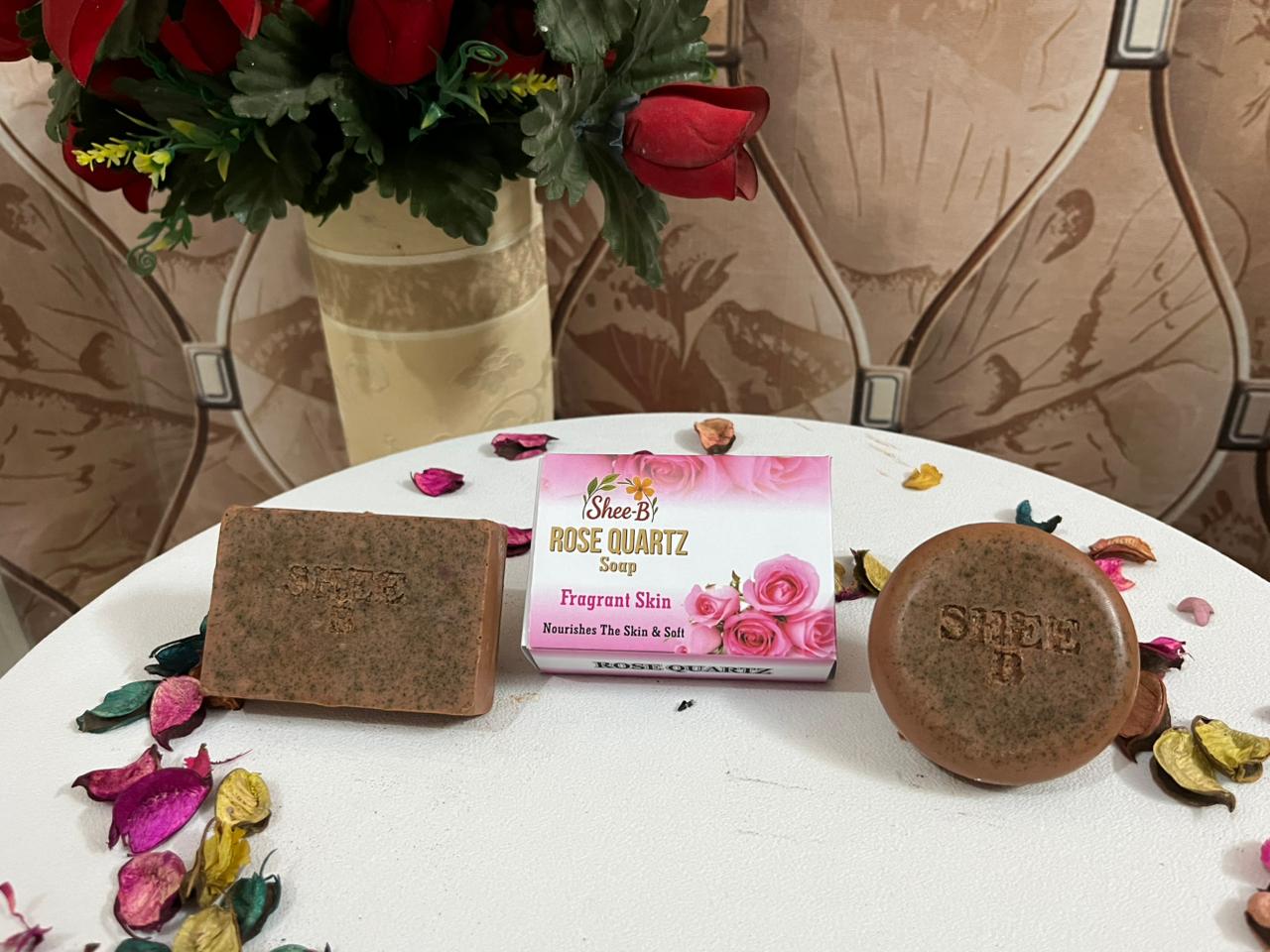 Rose Quartz Herbal Soap - Image 8
